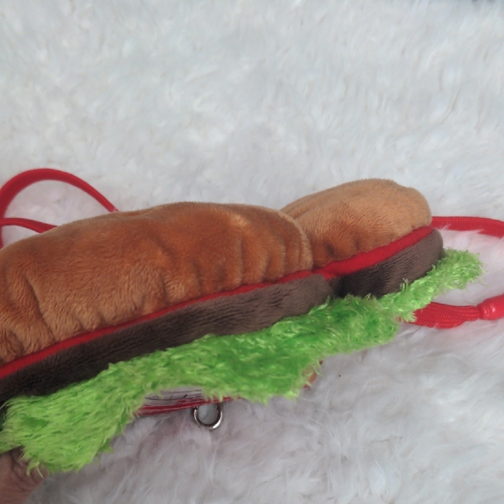 Tokyo Disney Resort Plush Mickey Burger Kids Crossbody Mini-bag - Picture 5 of 16